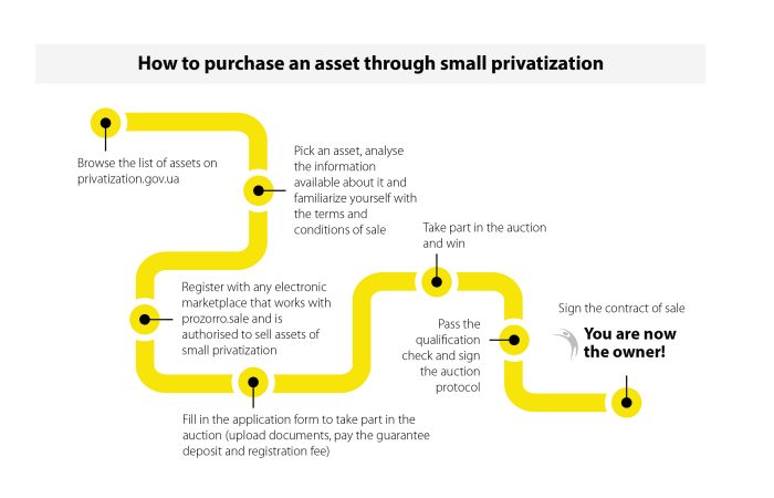 How to purchase an asset through small privatization