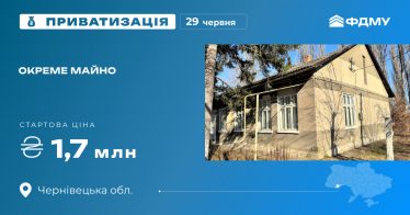 Окреме майно на приватизаційному аукціоні Окреме майно на приватизаційному аукціоні